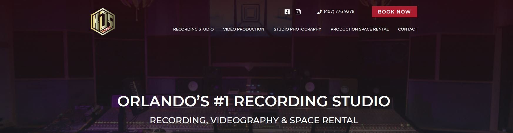 The website for orlando 's # 1 recording studio