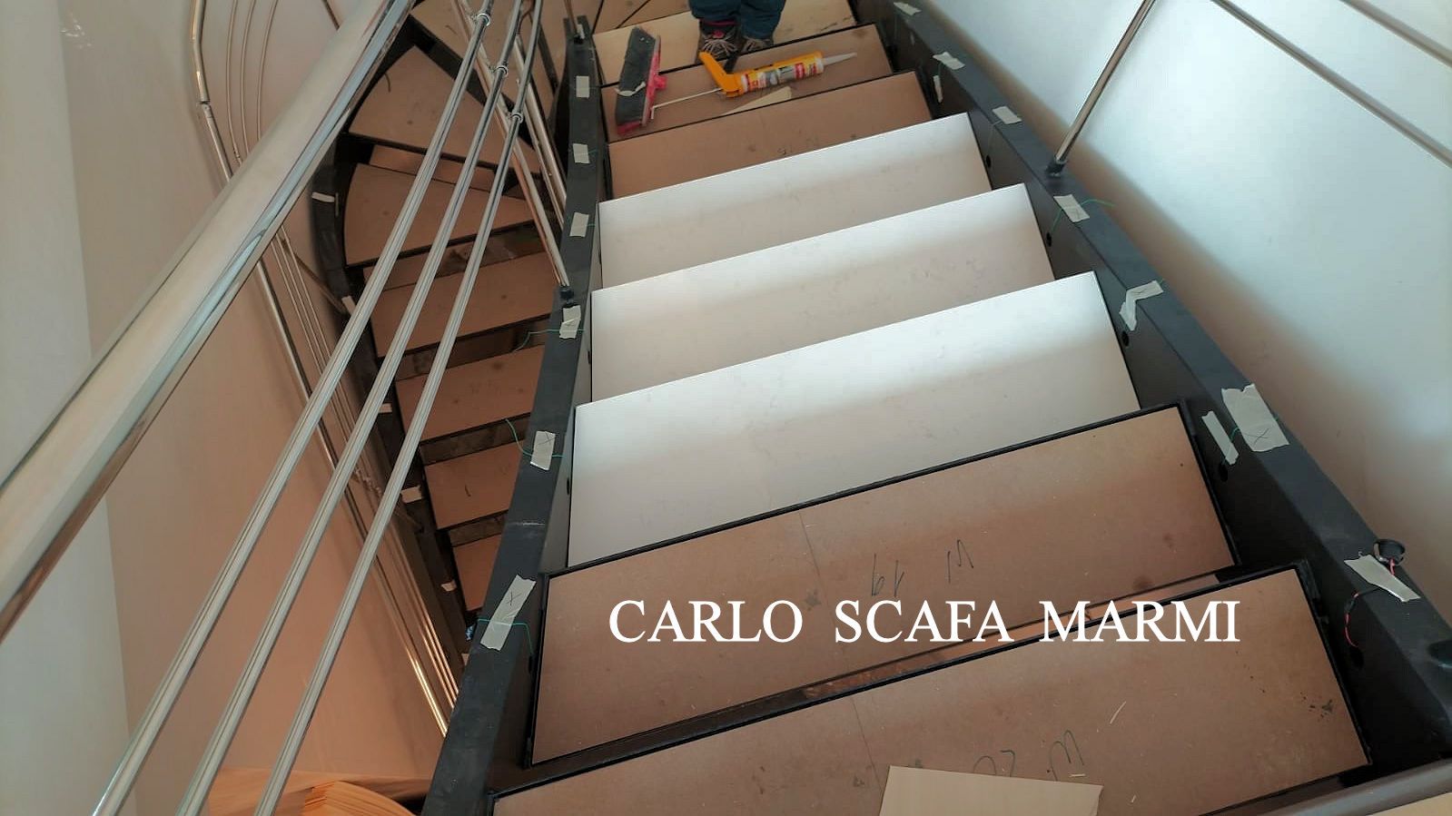 scale in marmo a Roma con Marmi Scafa