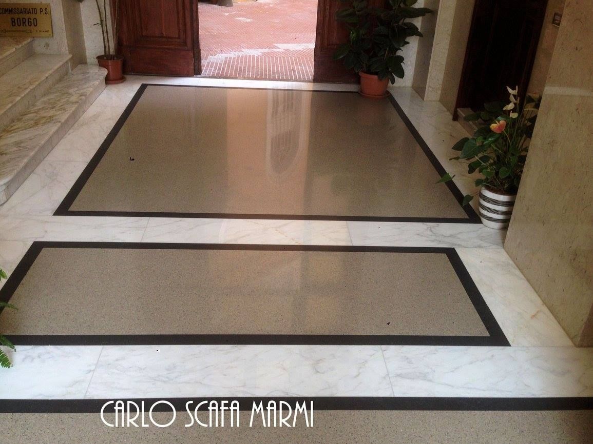 pavimenti in marmo di Marmi Scafa a Roma