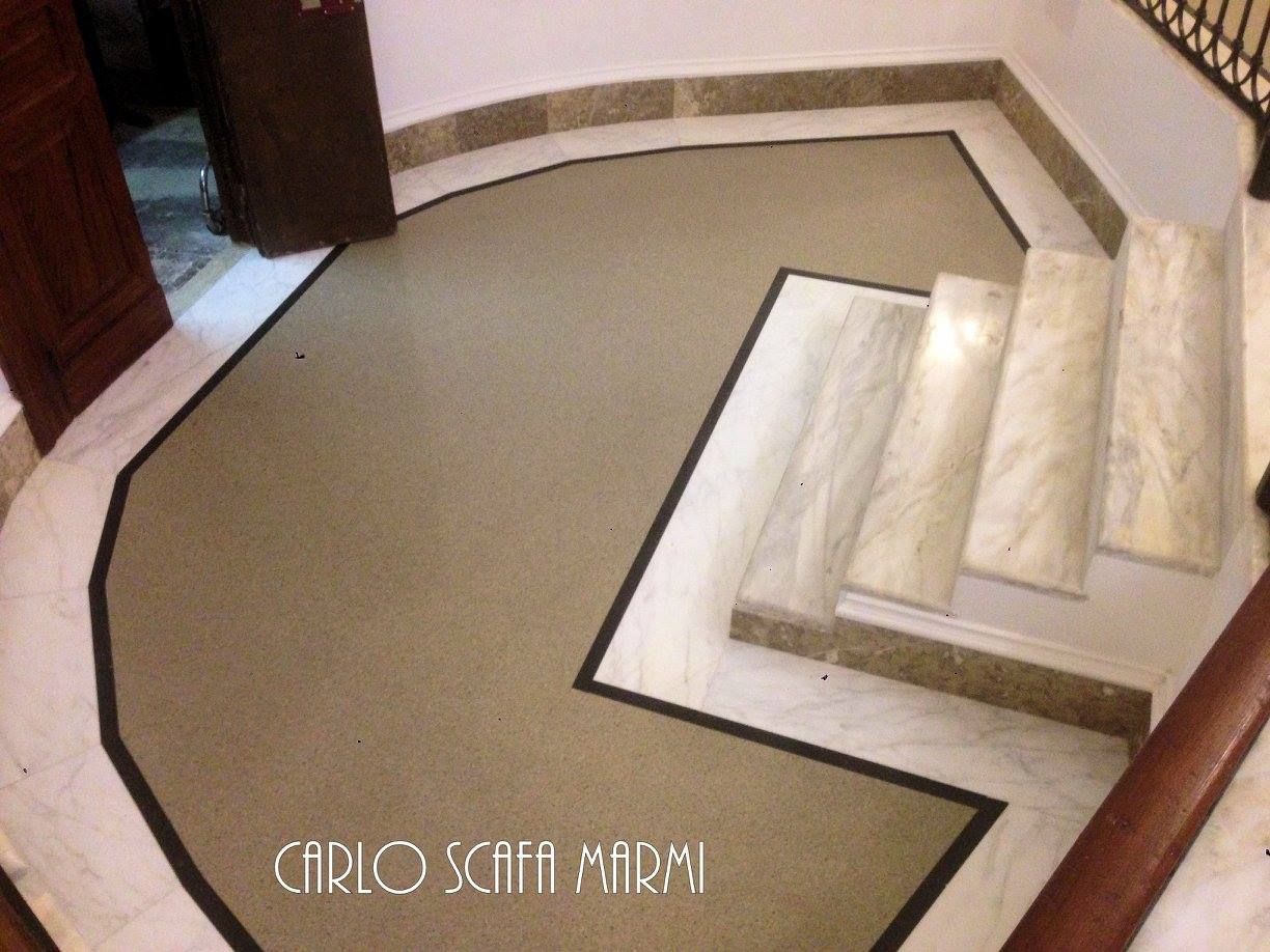 pavimenti in marmo di Marmi Scafa a Roma