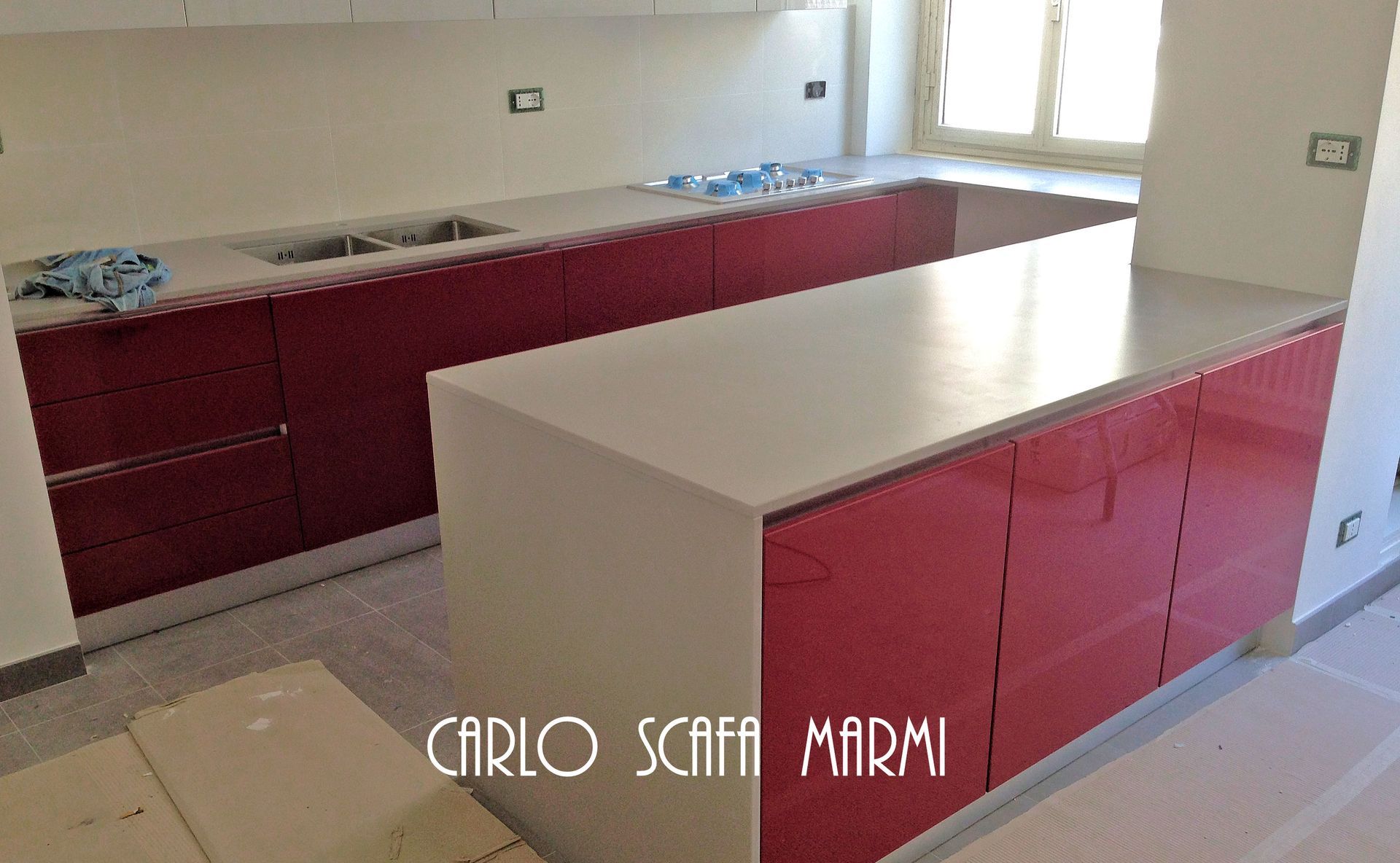 cucine in marmo di Marmi Scafa a Roma