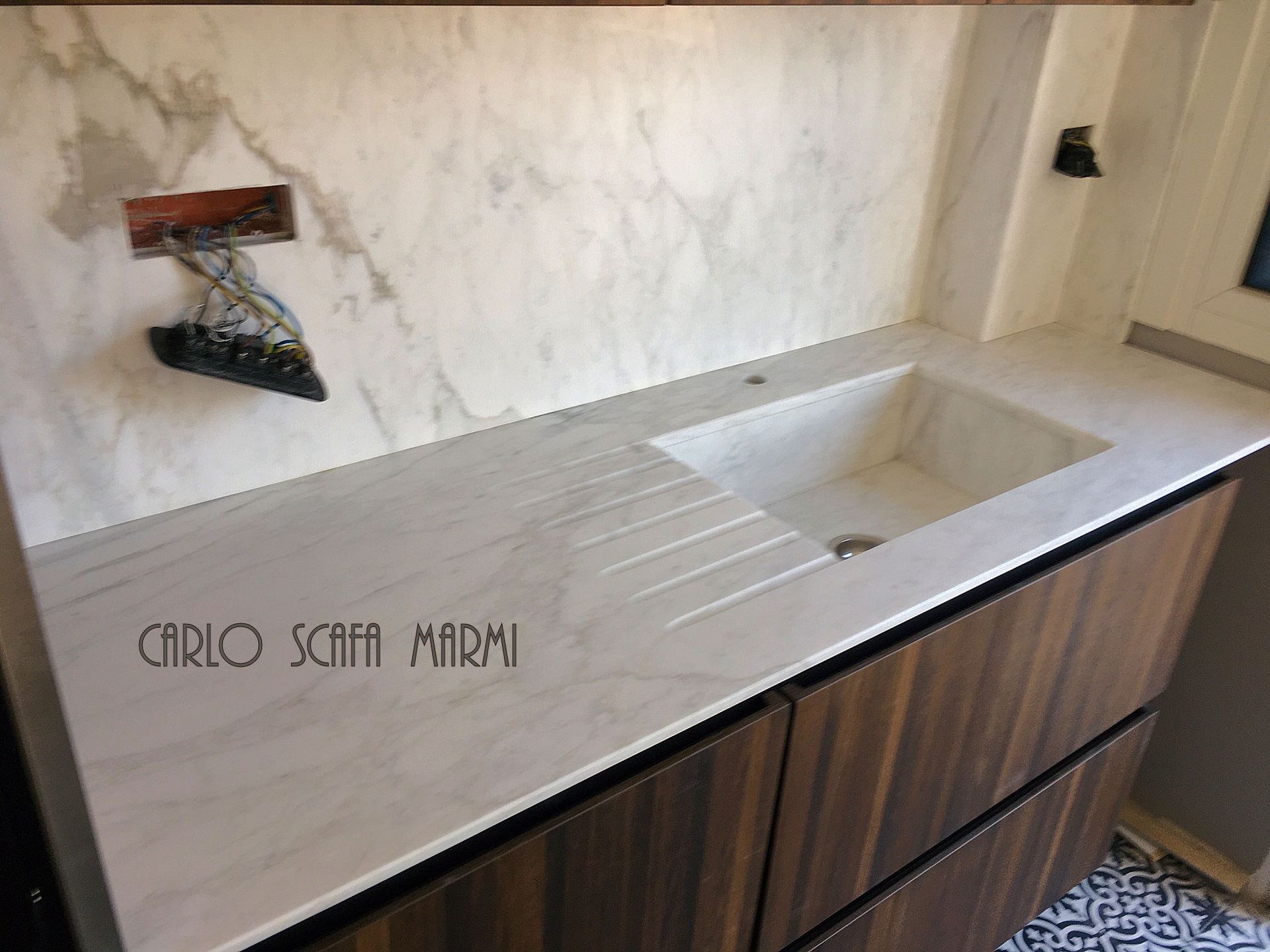 cucine in marmo di Marmi Scafa a Roma