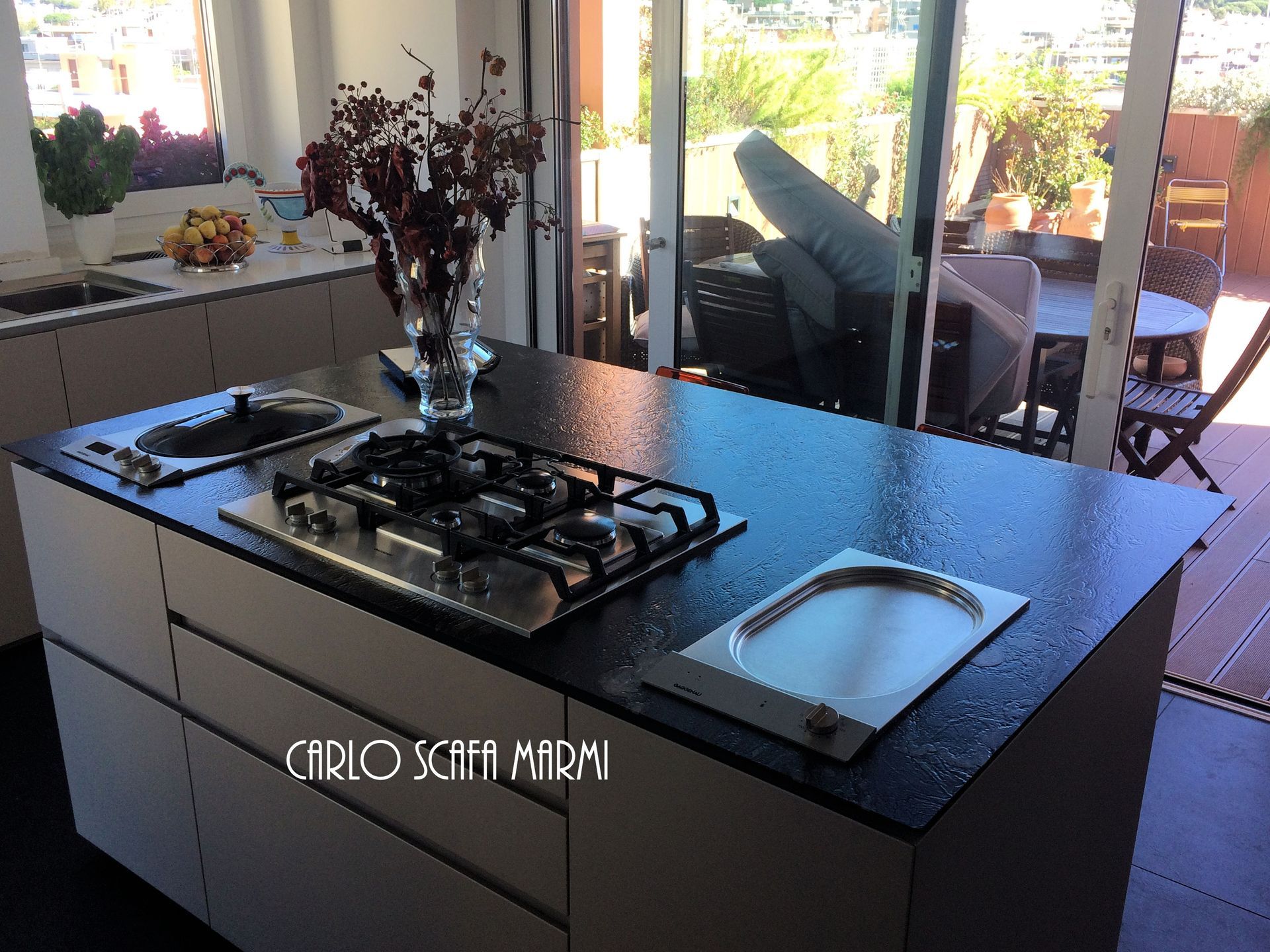cucine in marmo di Marmi Scafa a Roma