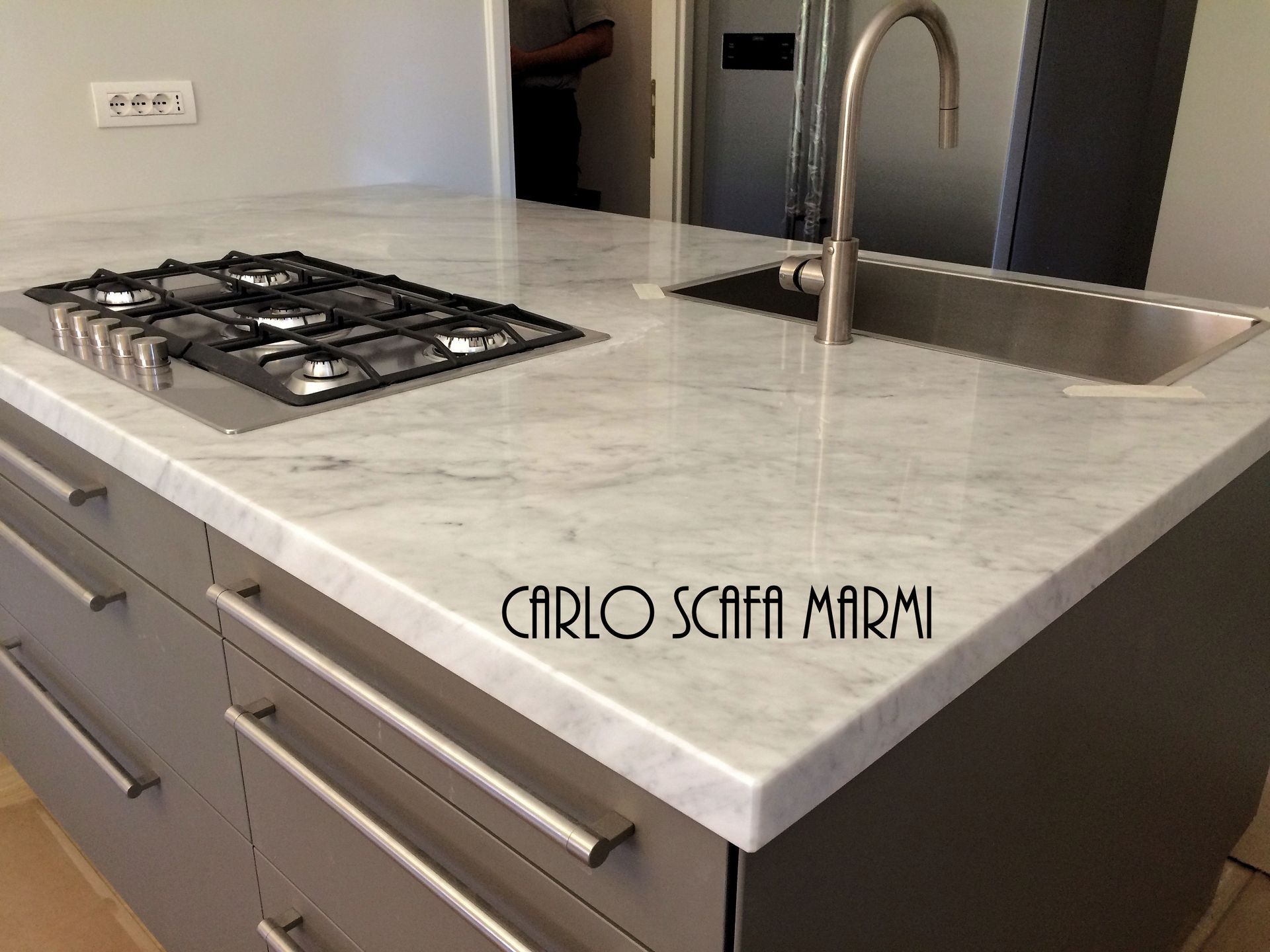 cucine in marmo di Marmi Scafa a Roma