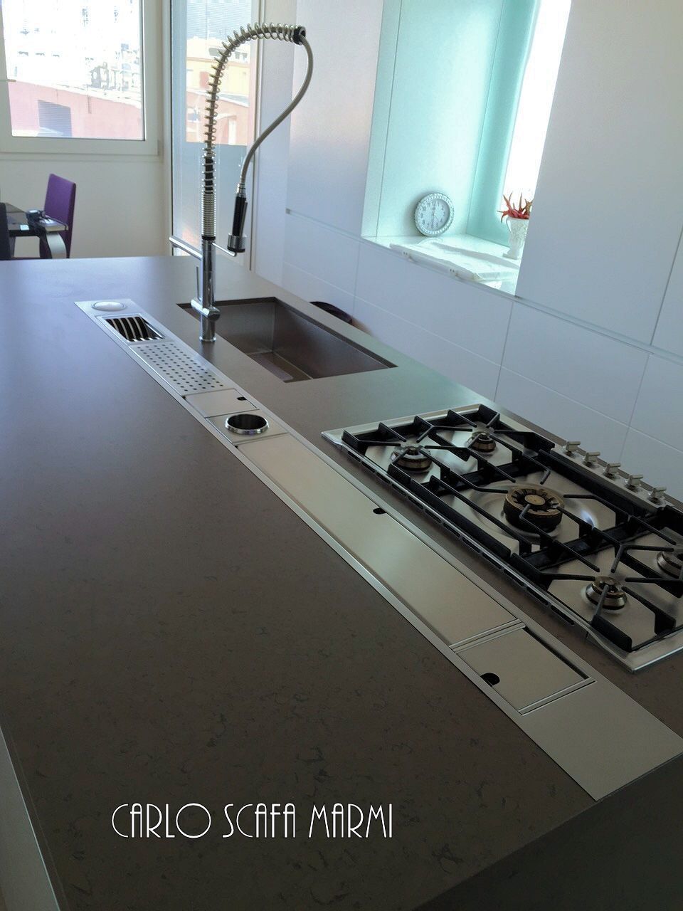 cucine in marmo di Marmi Scafa a Roma