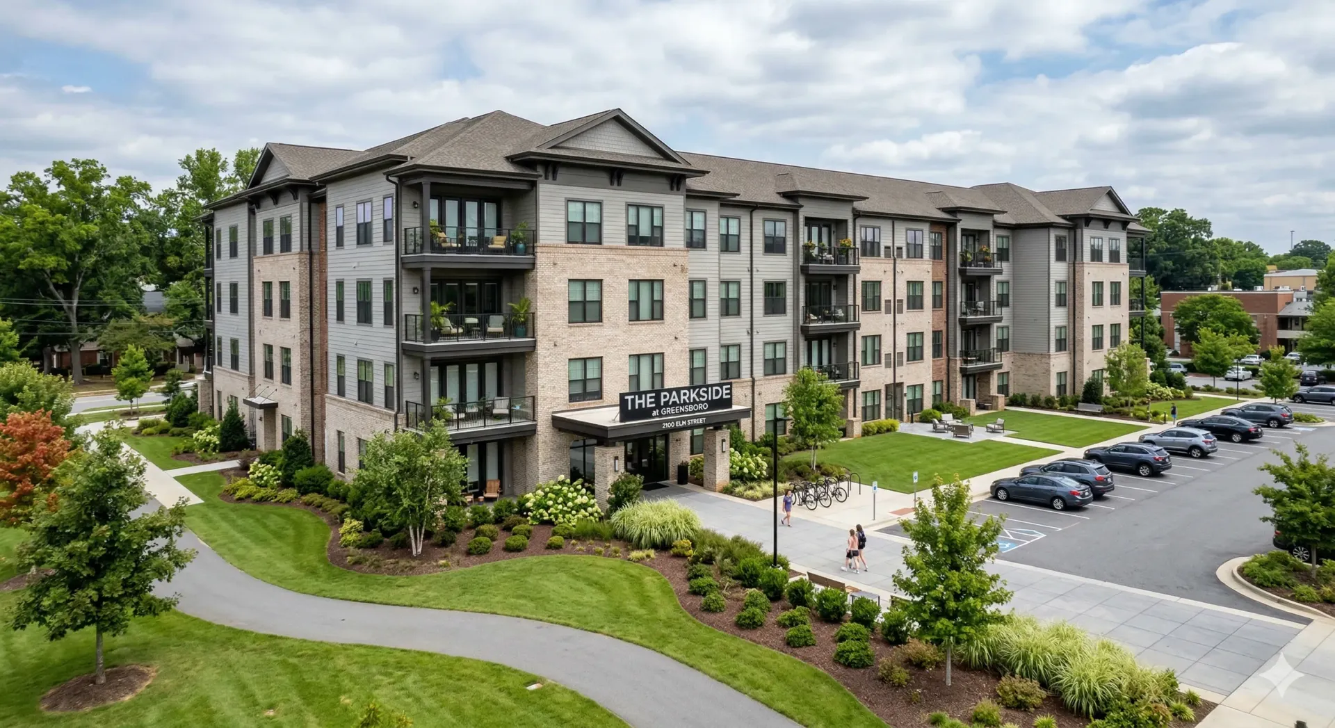 completed multi-family electrical project Greensboro