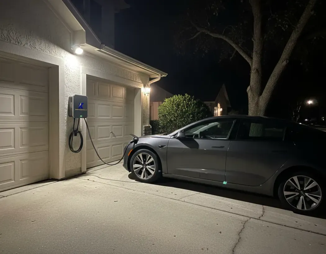 EV charger installation Greensboro NC for Tesla and universal electric vehicles