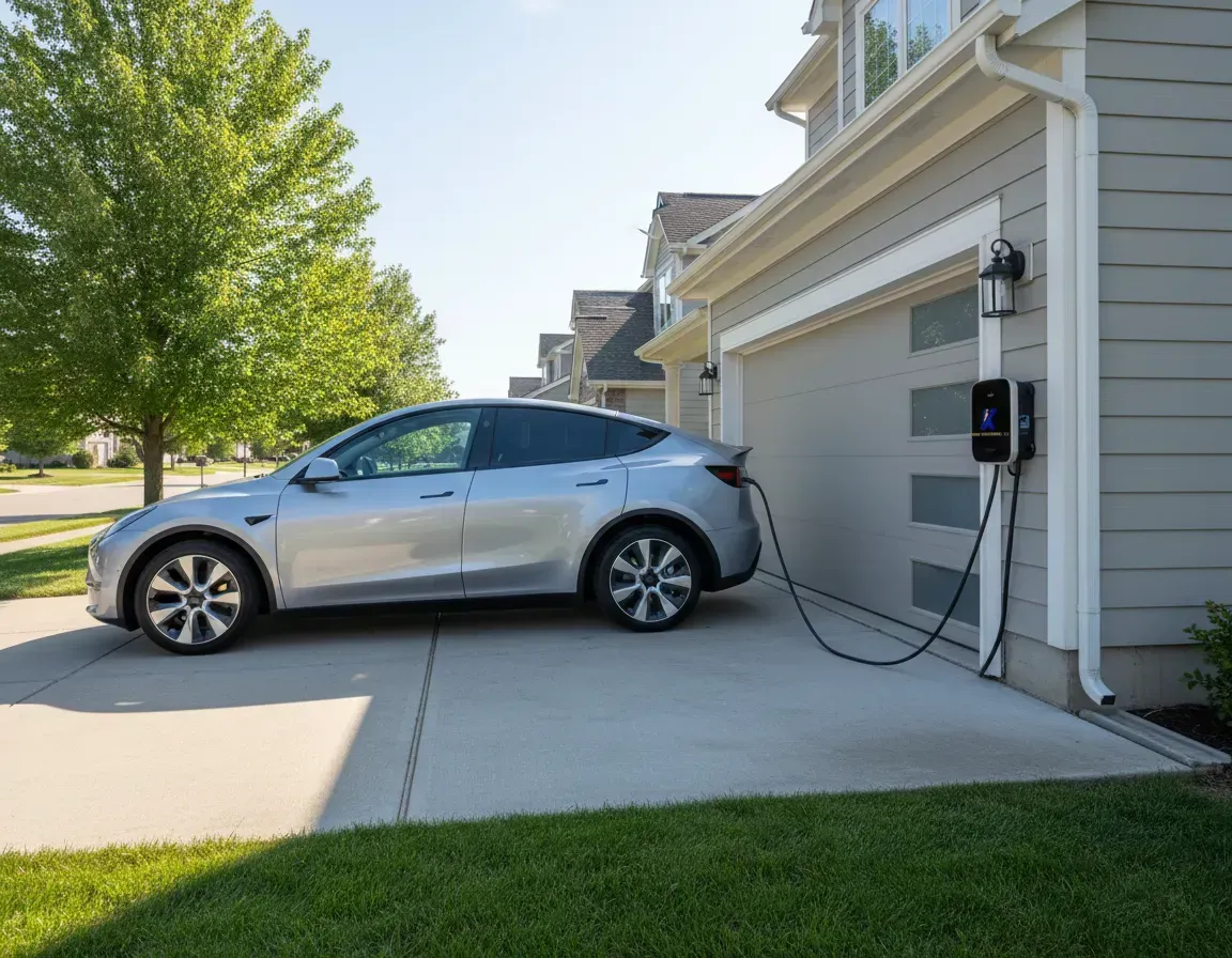 Greensboro electrician providing EV charger installation