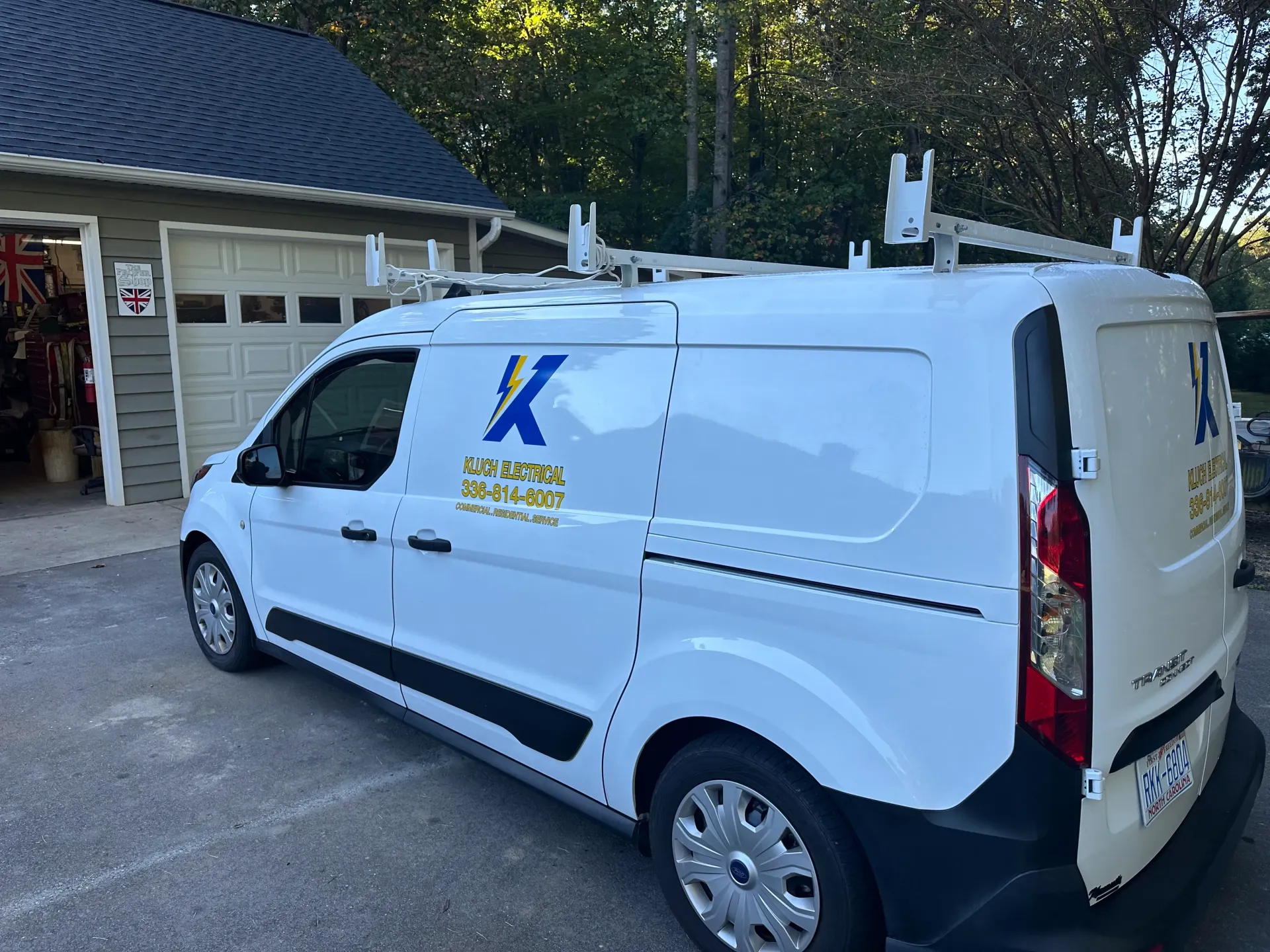 Kluch Electrical licensed electrician van Greensboro NC