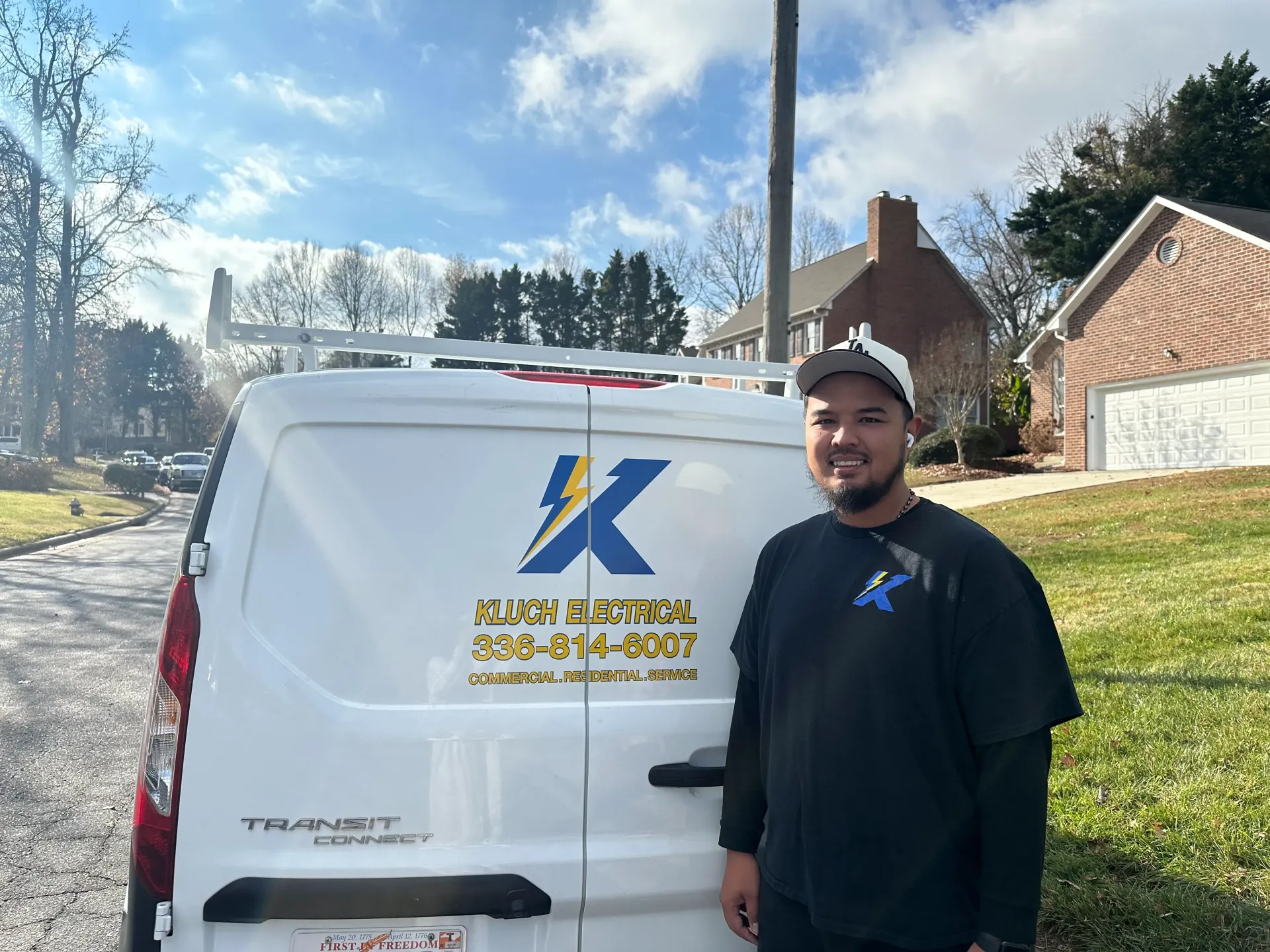 Owner Ronnie Kluch, licensed electrician in Greensboro, NC