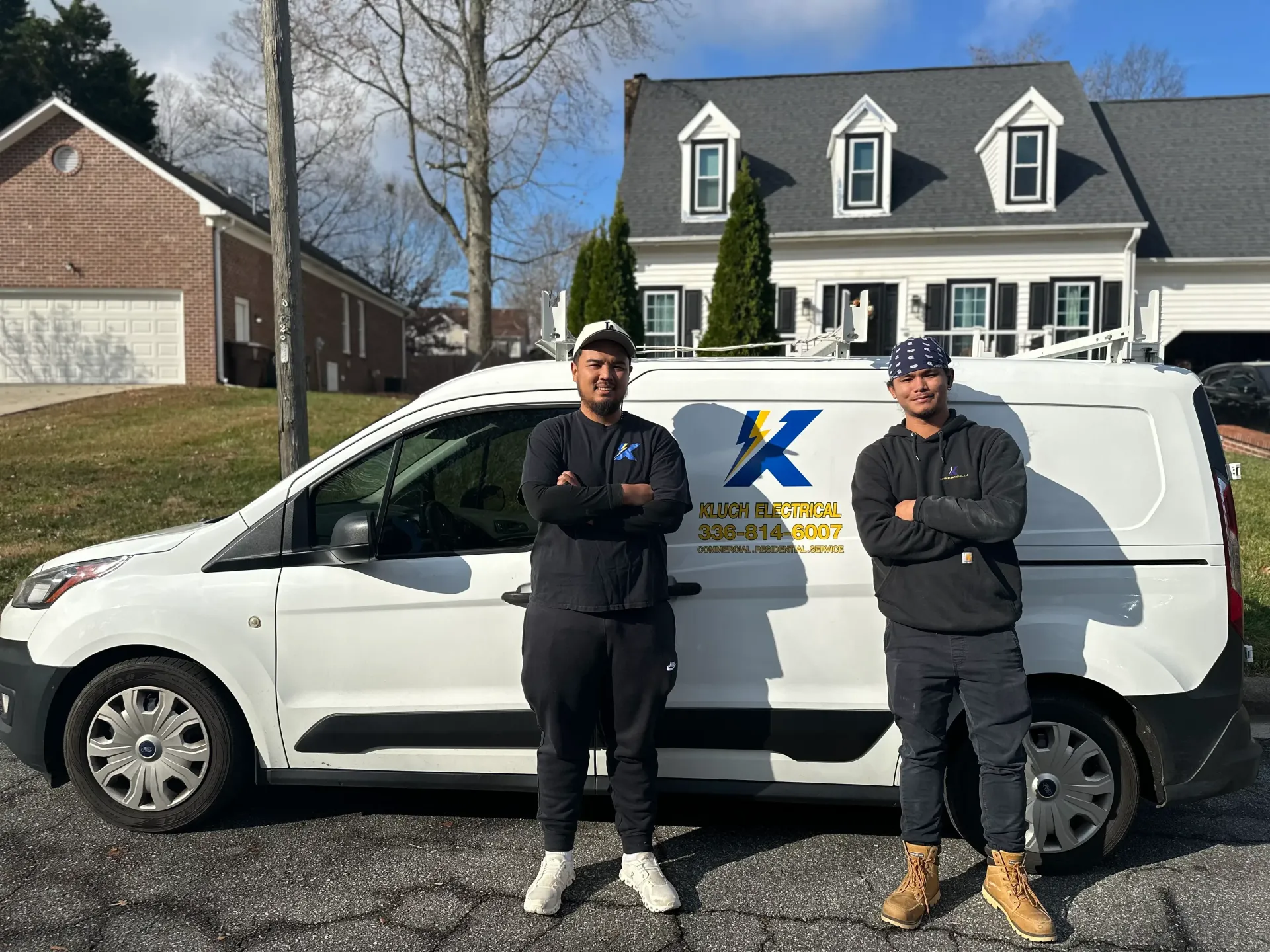 Kluch Electrical team servicing Greensboro, NC
