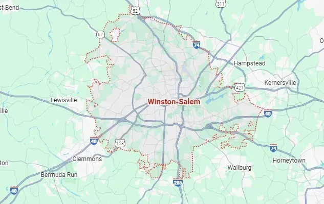 Electrician service areas in Winston-Salem NC and Forsyth County