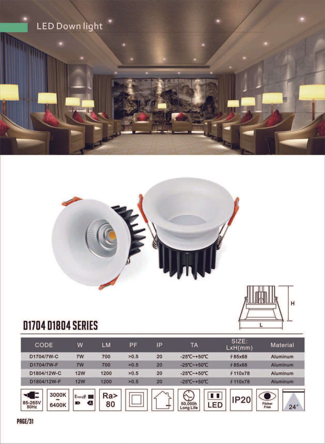 Feel-Lite LED Down Light