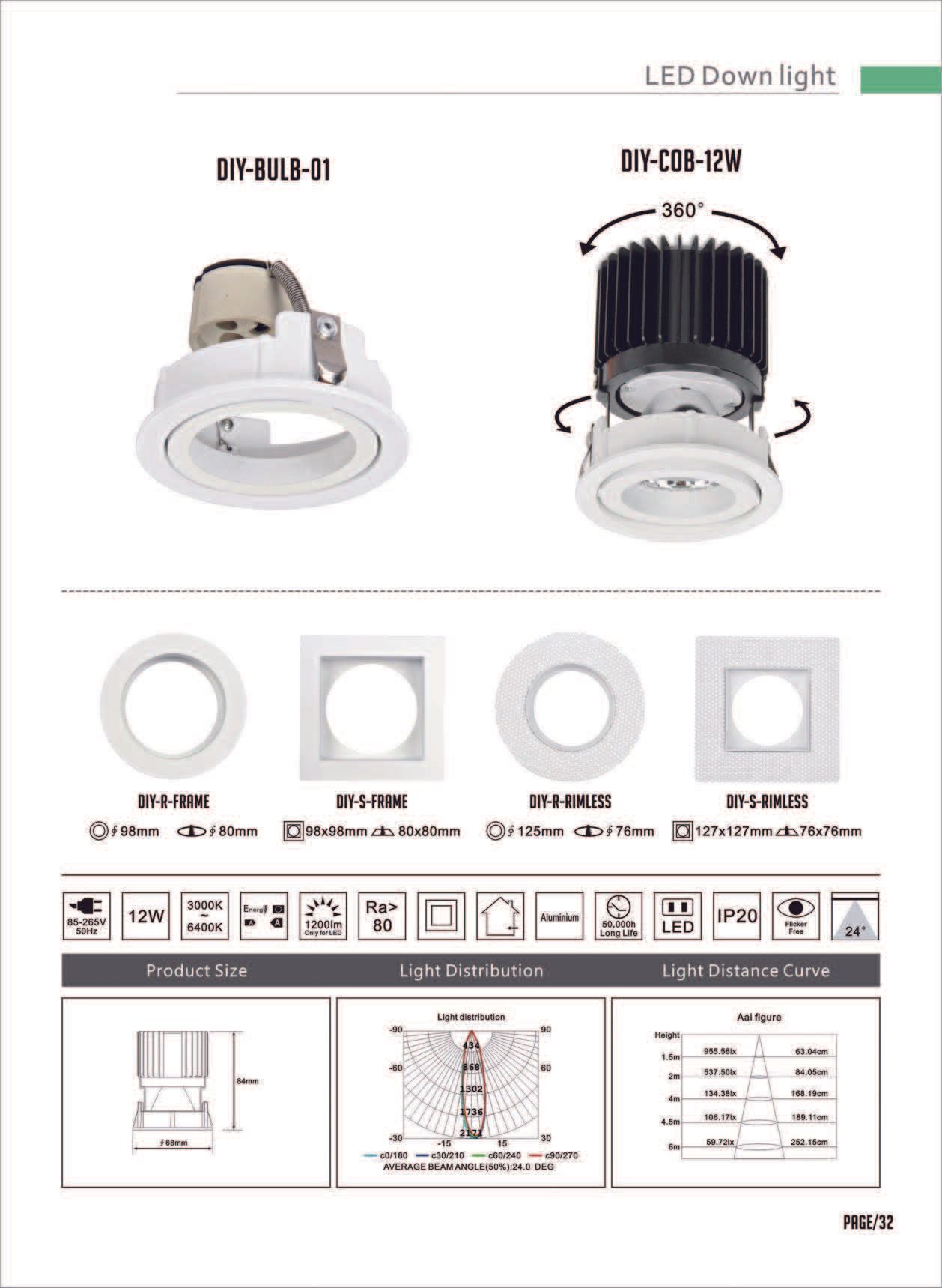 Feel-Lite LED Down Light