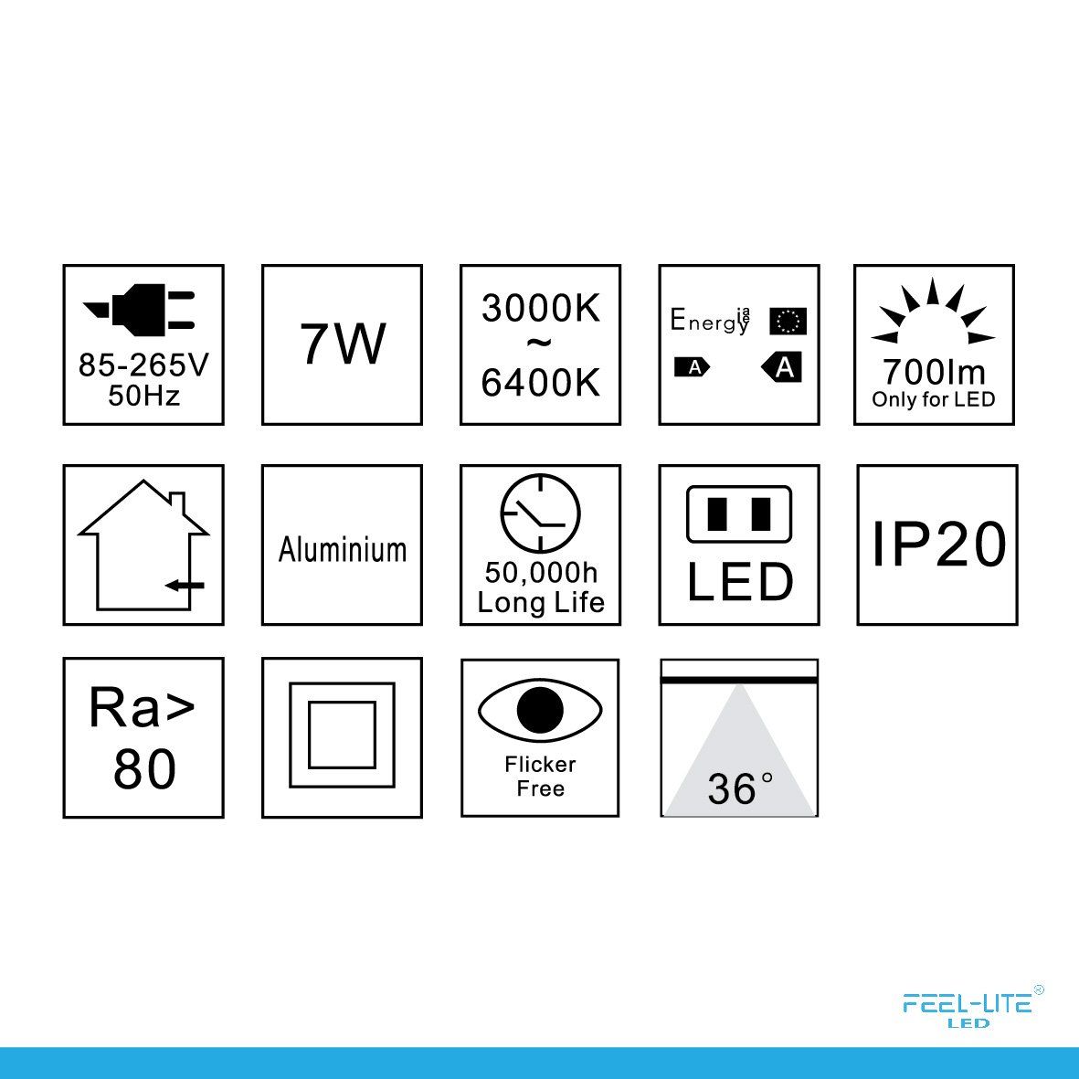 Feel-Lite Hanging Light MP1001-7w