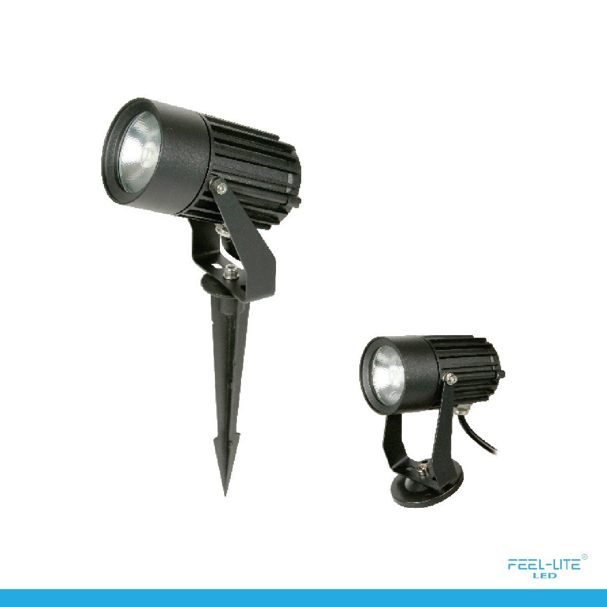Feel-Lite LED Outdoor Light P9075-5w-mini & p9075-3w-rgb