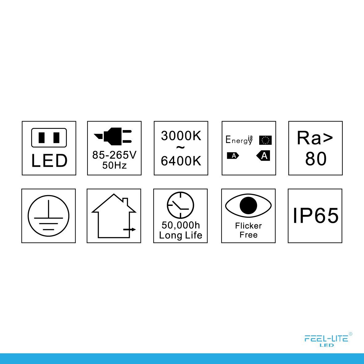 Feel-Lite LED Outdoor Light P9075-12w-s & p9075-6w-rgb