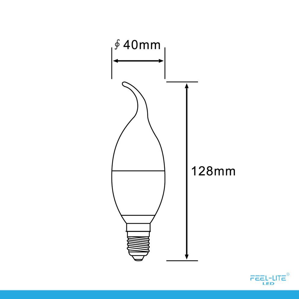 Feel-Lite LED CANDLE BULB CRYSTAL SERIES T