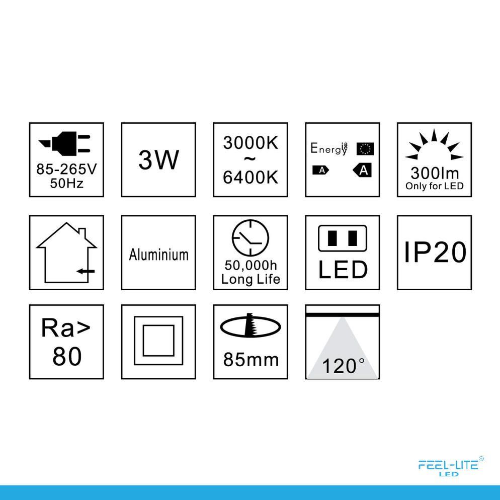 Feel-Lite LED DOWNLIGHT MR095