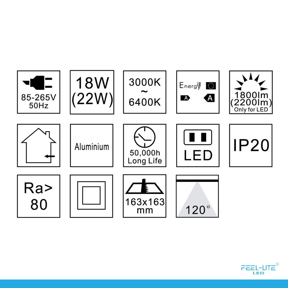 Feel-Lite LED DOWNLIGHT MS180