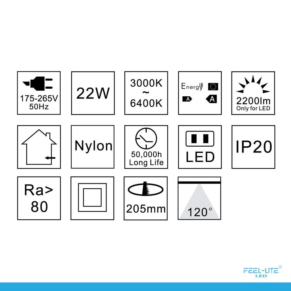 Feel-Lite LED DOWNLIGHT PR225