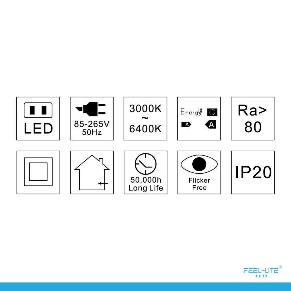 Feel-Lite LED DOWNLIGHT-601-18W-B