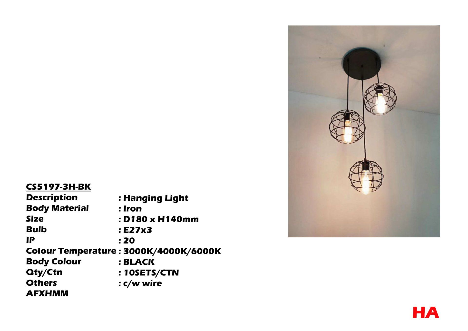 Feel-Lite hanging Light