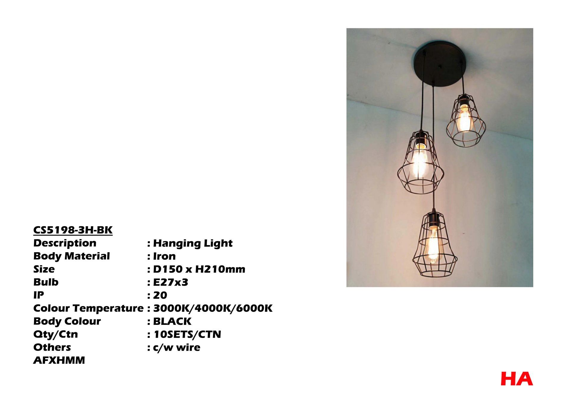 Feel-Lite hanging Light