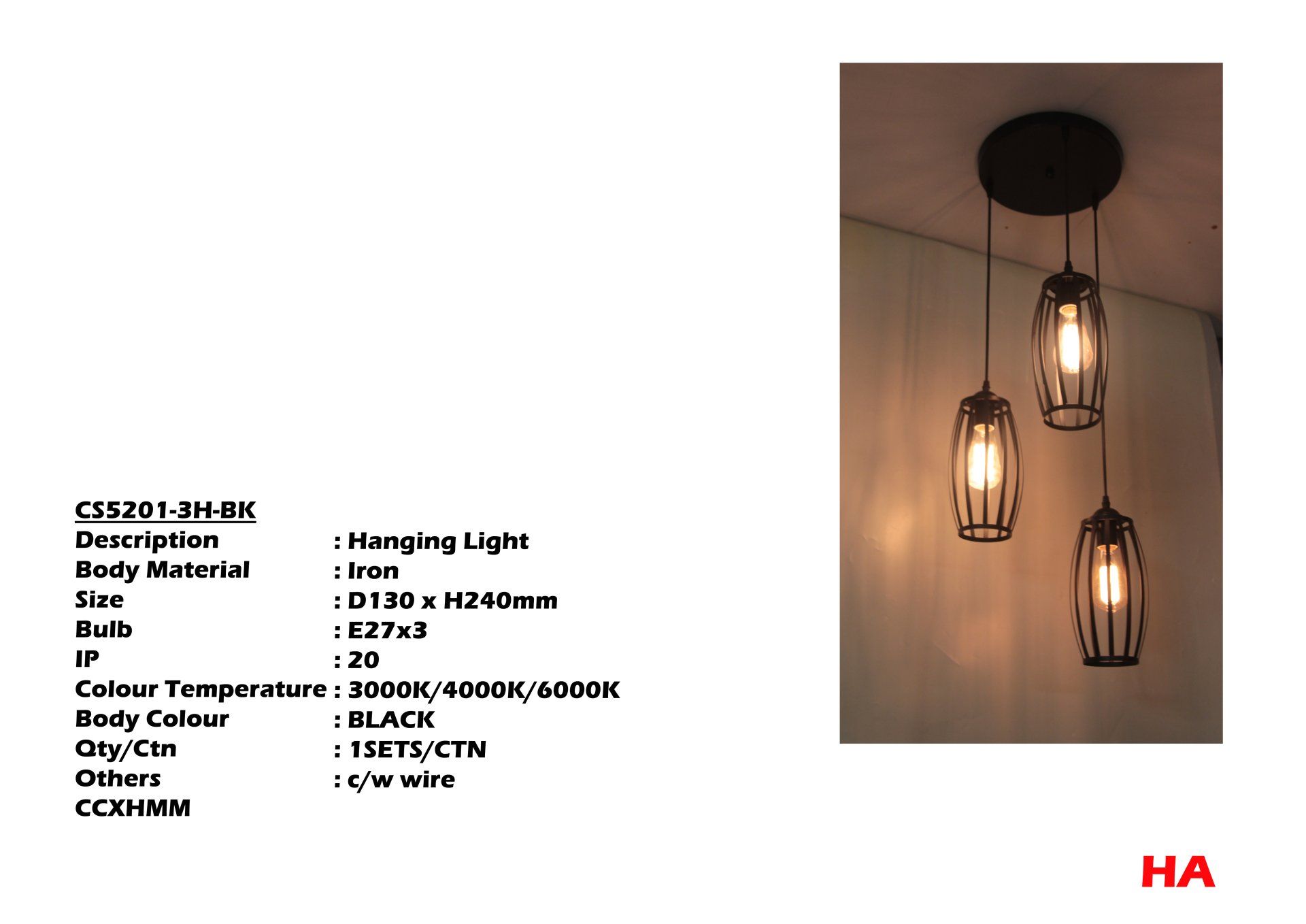 Feel-Lite Hanging Light