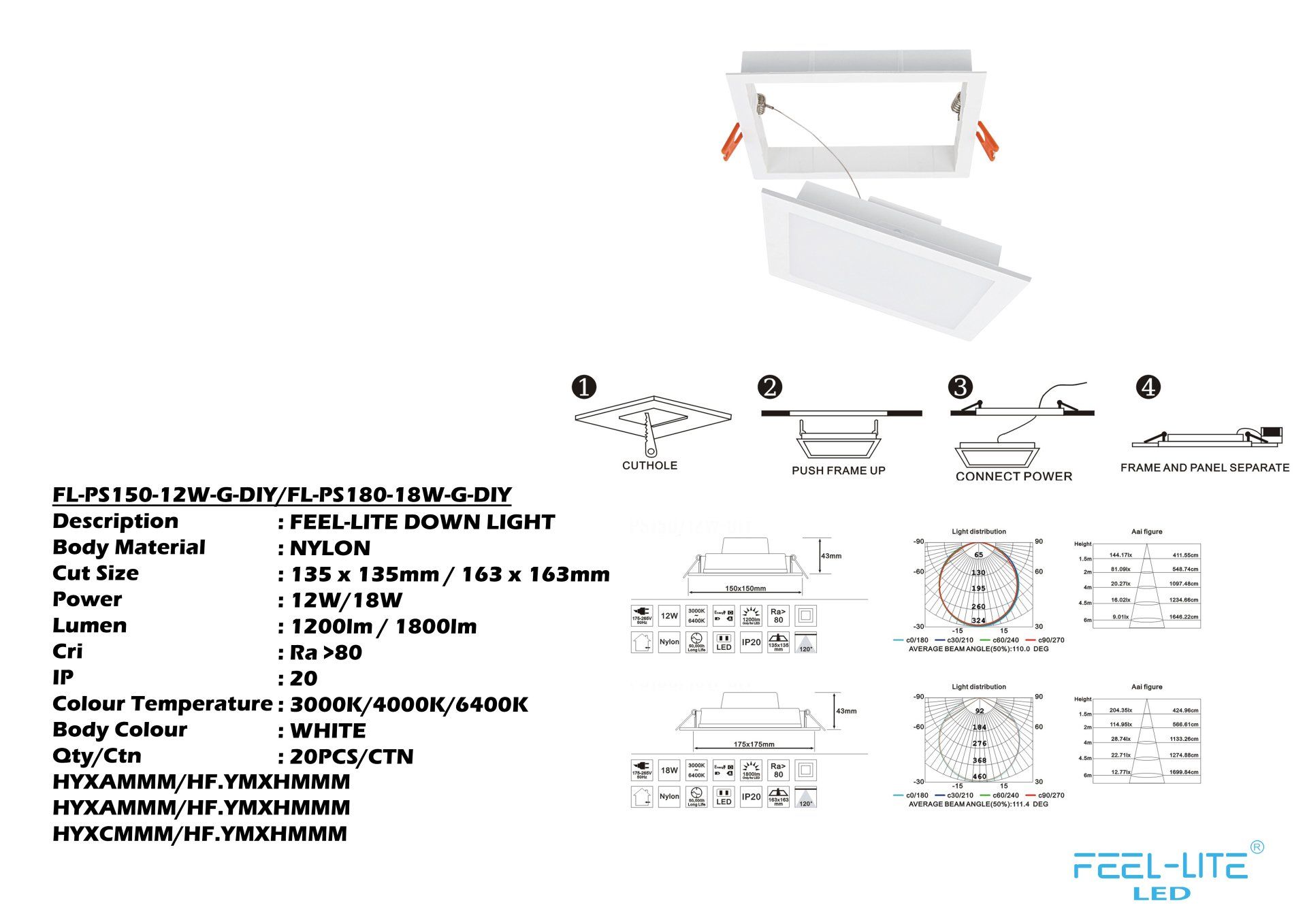 Feel-Lite LED PANEL LIGHT