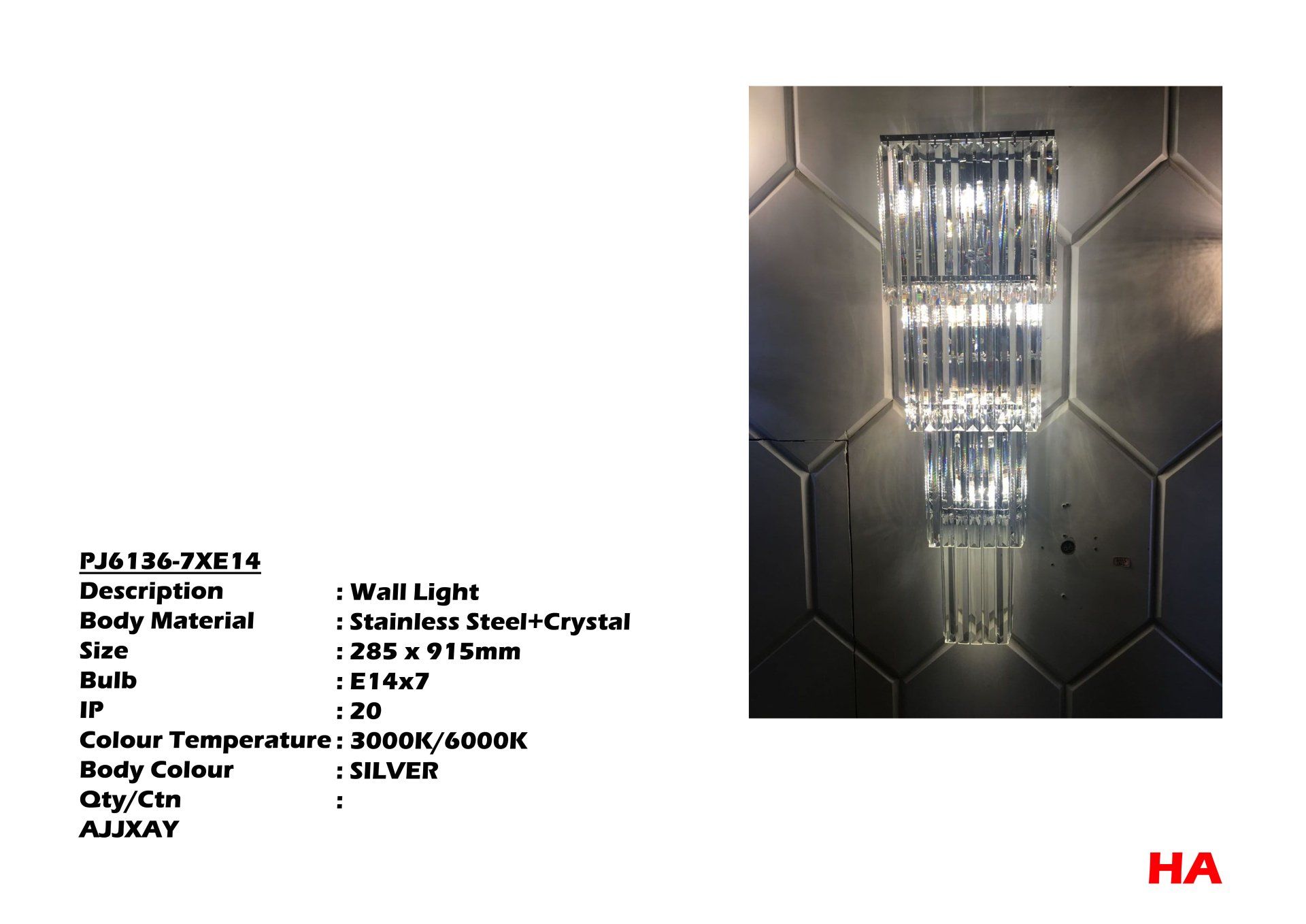 Feel-Lite WALL CRYSTAL LIGHT