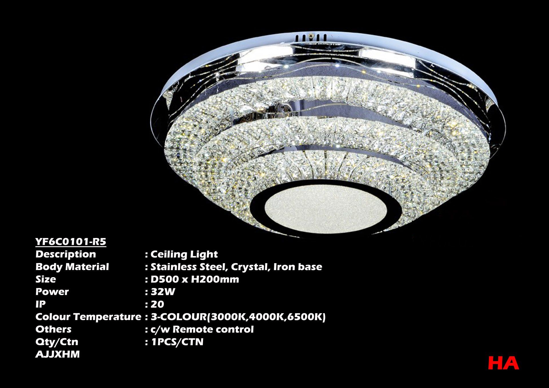 Feel-Lite Ceiling Crystal