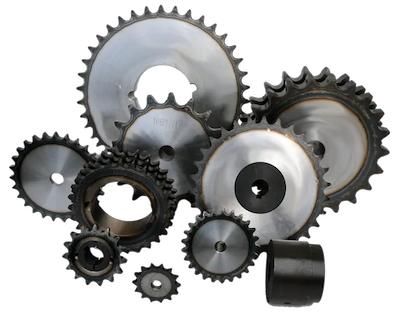 A Bunch Of Different Types Of Gears On A White Background — Torque Tech Supply & Repairs In Port Macquarie, NSW