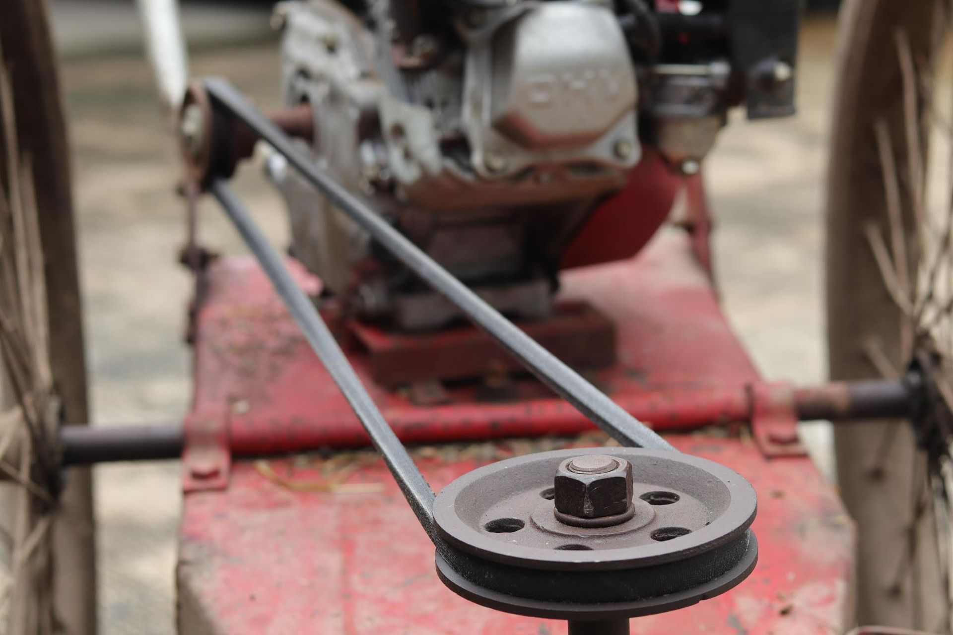 A Close Up Of A Motor With A Belt Attached To It — Torque Tech Supply & Repairs In Port Macquarie, NSW
