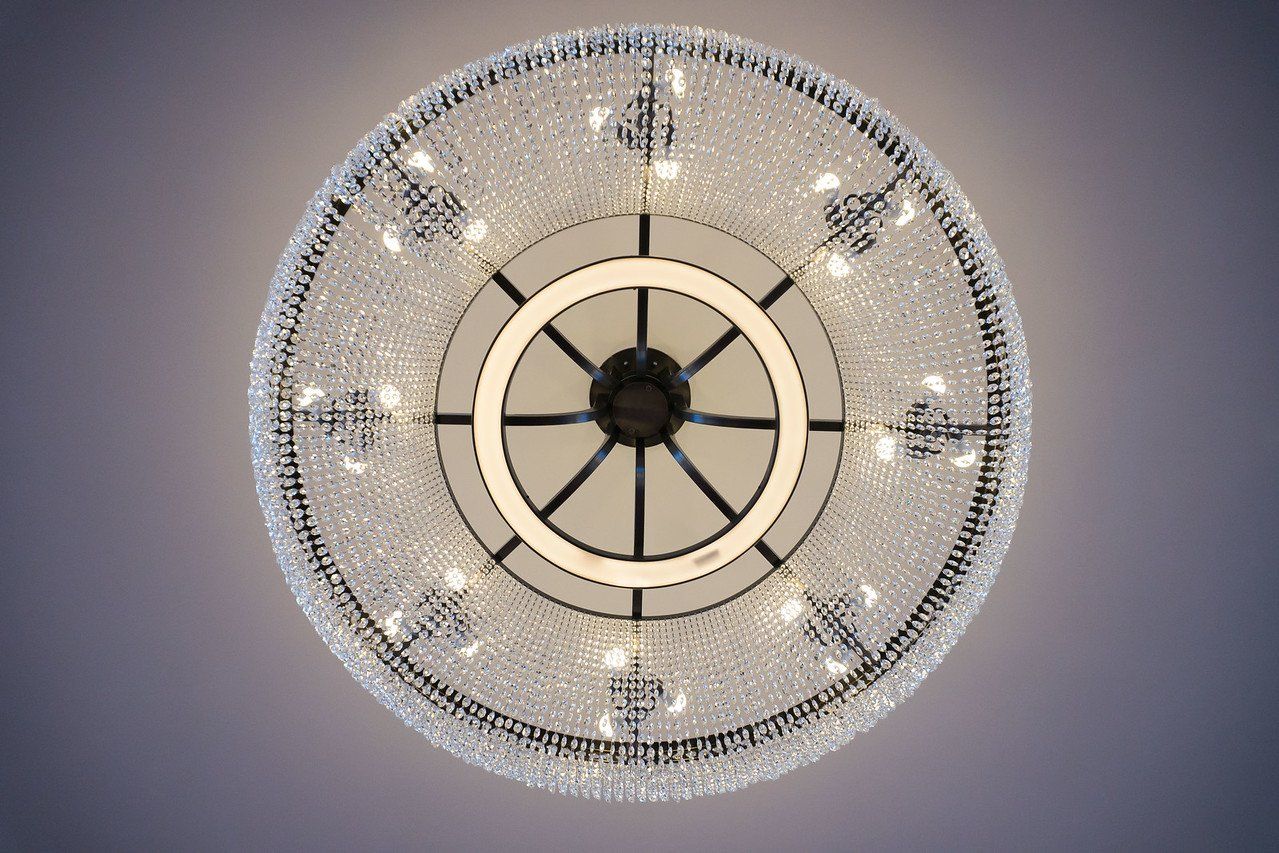 View From Bottom of Chandelier