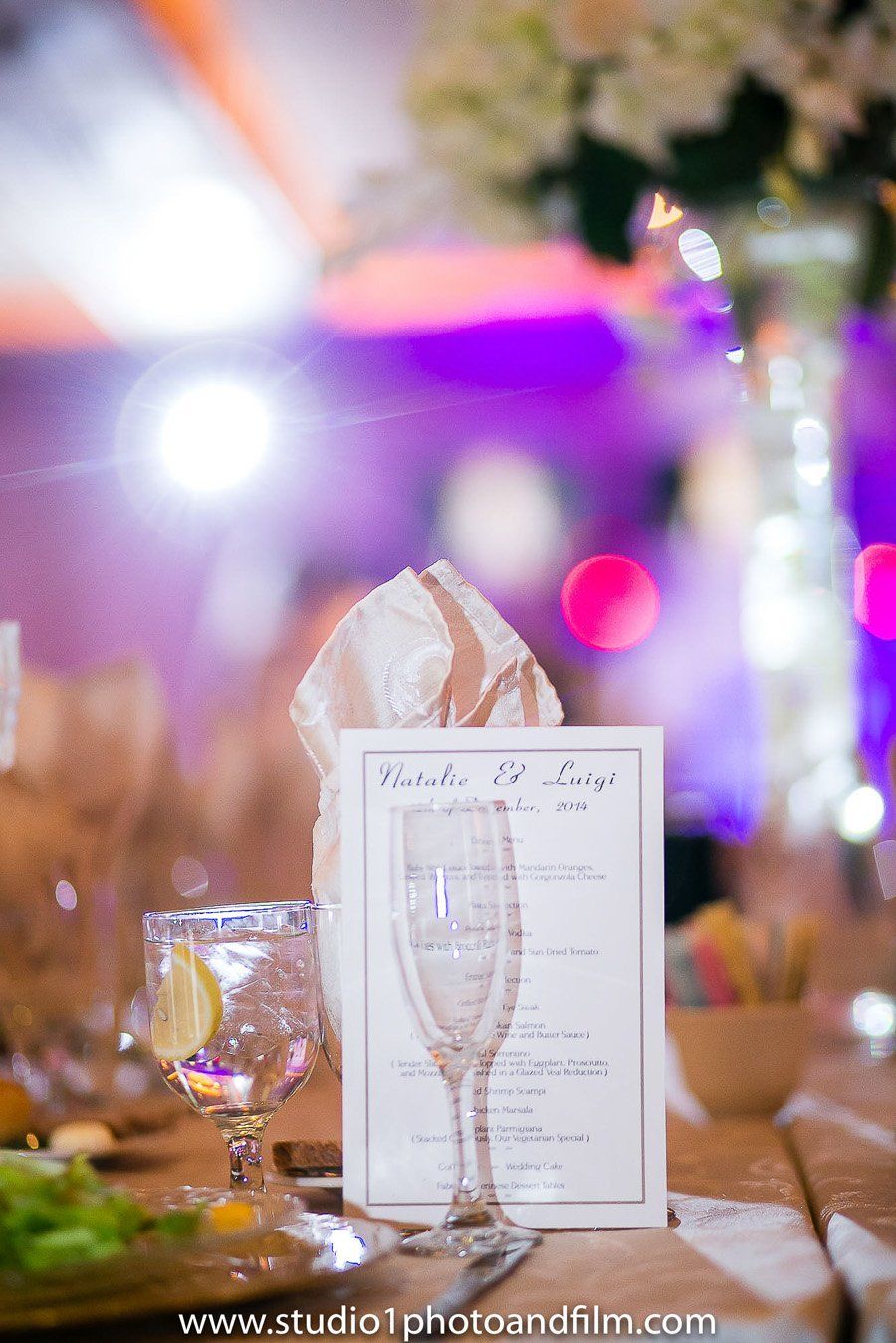 wedding decorations and details at Marina Del Rey 14