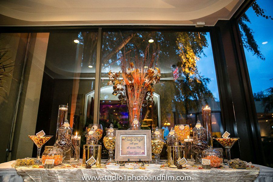 wedding decorations and details at Marina Del Rey 22