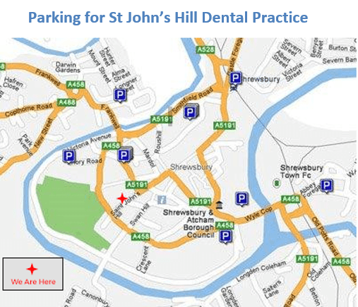 St John's Hill Dental Practice logo, Shrewbury