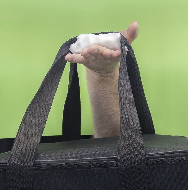 Comfy grip for heavy bags