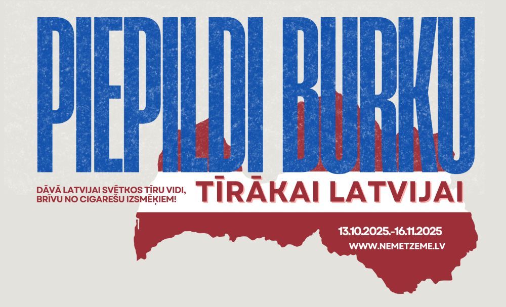 Izsludināts konkurss “Piepildi burku tīrākai Latvijai” – aicina vākt izsmēķus un laimēt balvas