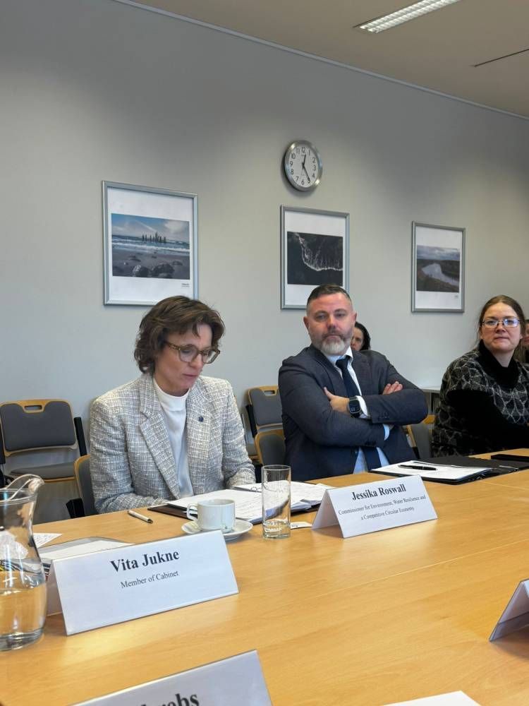 LASUA piedalās diskusijā ar Eiropas Komisijas komisāri par vides un aprites ekonomikas jautājumiem