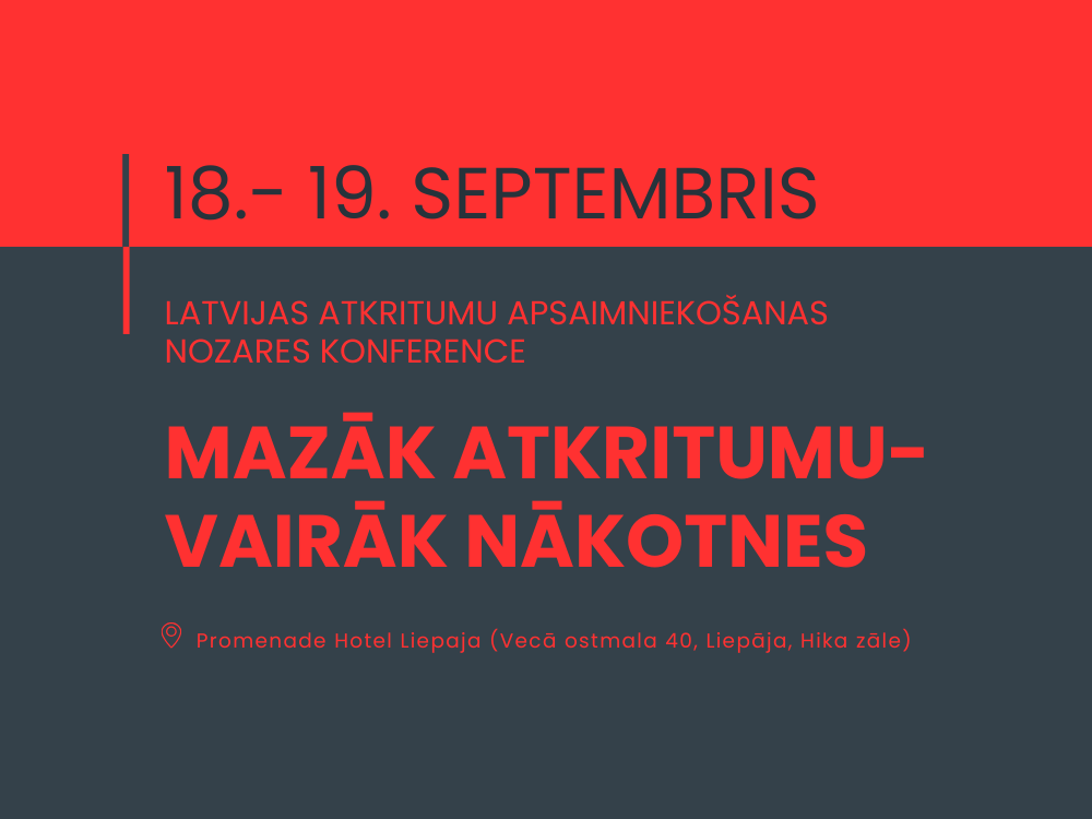 Notiks Latvijas atkritumu apsaimniekošanas nozares konference 
