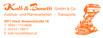 Kalb & Bonetti, Erdbau, Logo