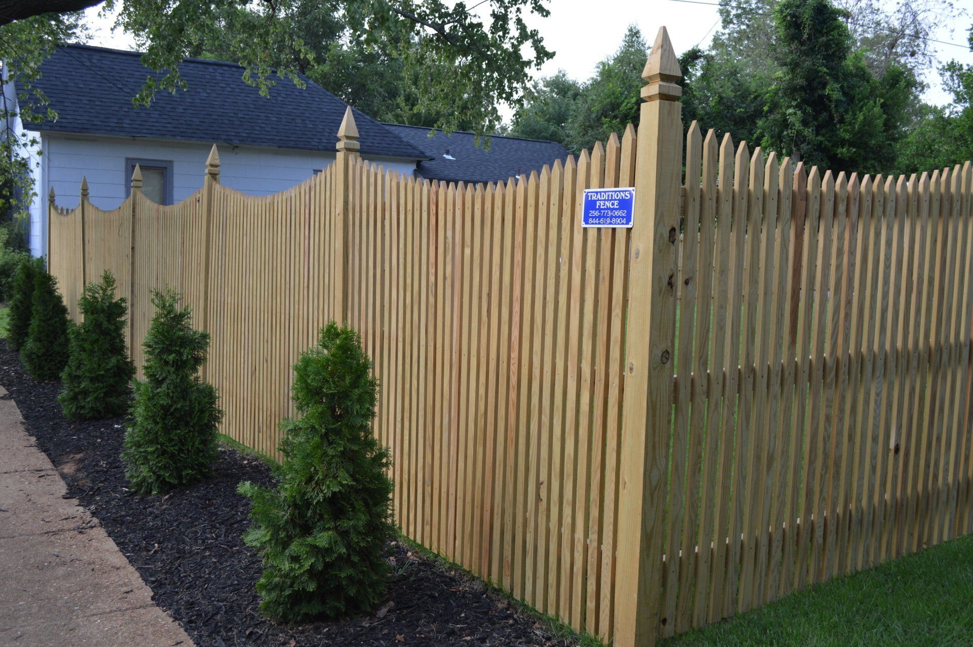 Vinyl Fence in the Pool — Hartselle, AL — Traditions Fence, LLC