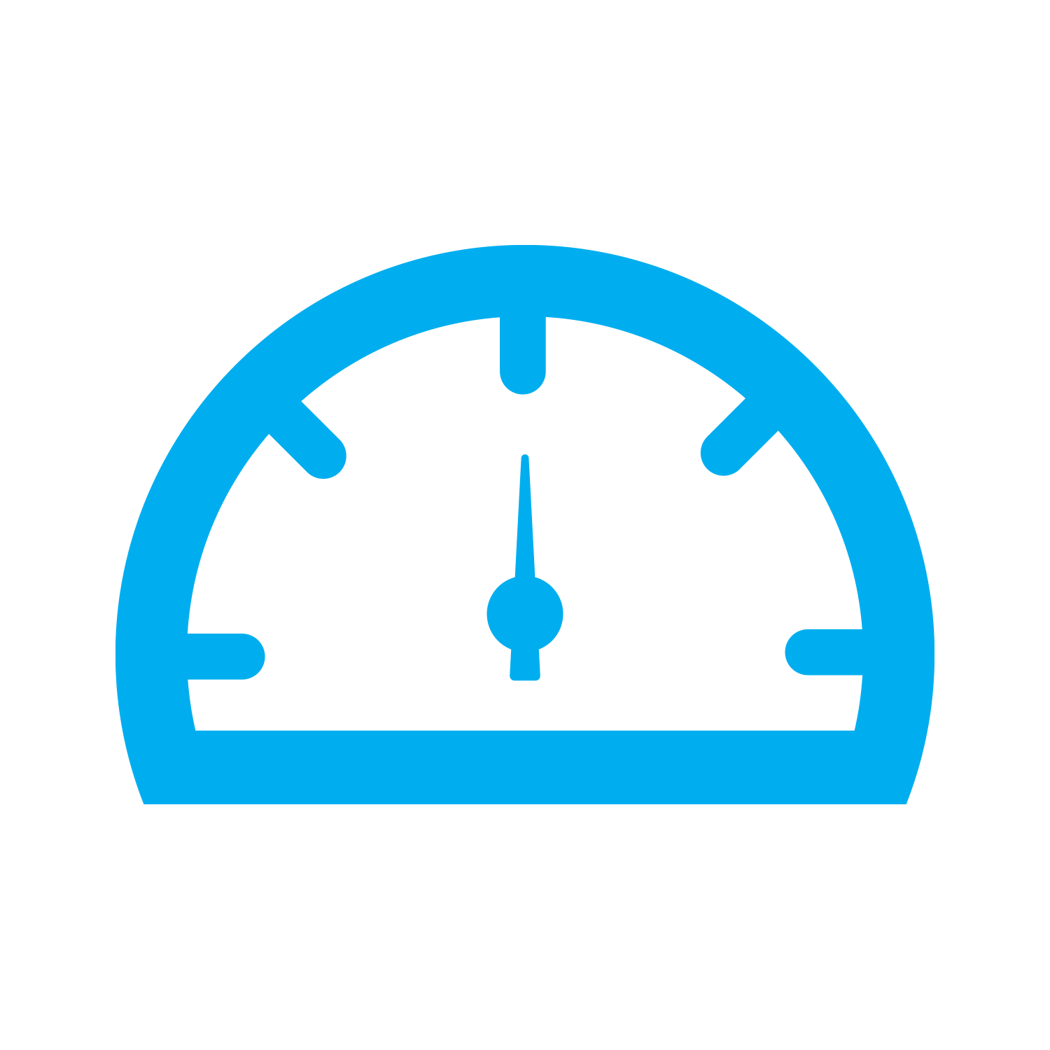 Speedometer icon representing heavy truck diagnostics and performance checks in Wallington NJ.