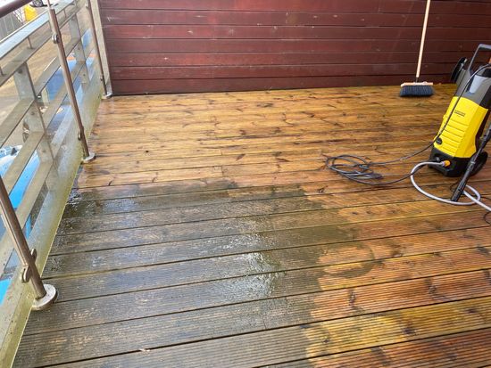 Patio cleaning