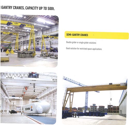 semi-gantry cranes