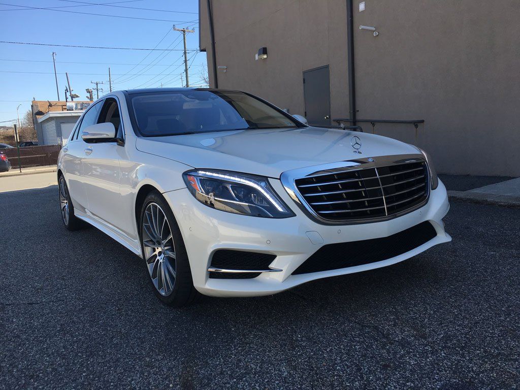 Mercedes S 550 White | Danaro Limousines