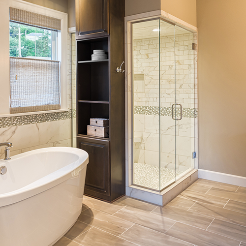 Modern Bathroom in Brockport, NY