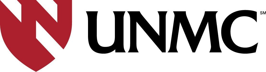 UNMC logo with a red graphic and black text.